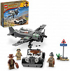 Конструктор Indiana Jones 77012 Погоня за истребителем. Fighter Plane Chase