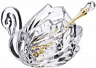 Икорница  с ложкой «Muza Crystal»