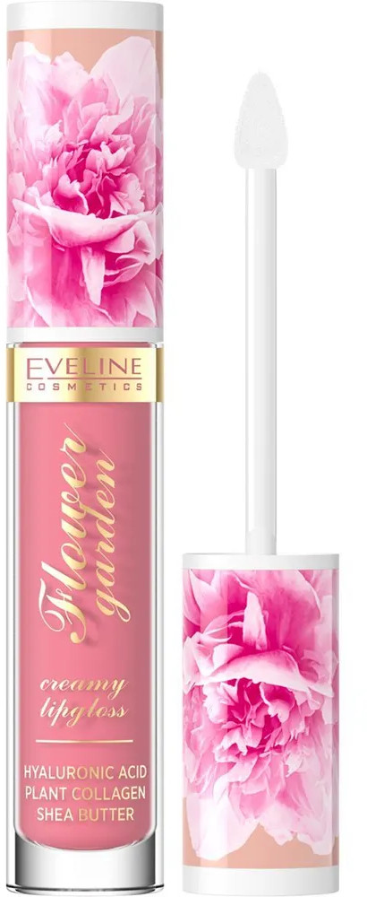 Блеск для губ с гиалуроновой кислотой, тон 01 | Eveline Cosmetics