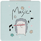 Зеркало карманное «Hedgehog music»
