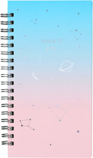 Книжка записная «About you»