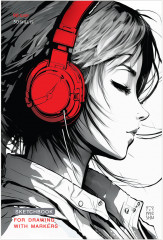 Скетчбук «Girl and music»