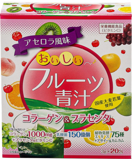 Аодзиру «Fruit Aojiru Collagen & Placenta»
