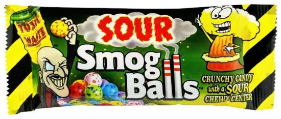 Драже с кислым центром «Smog Balls»