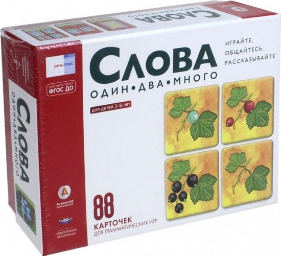 Речевое развитие в детском саду. Слова