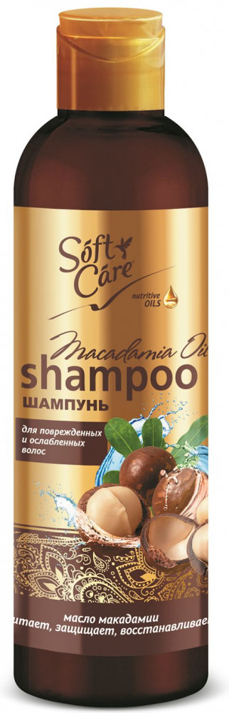 Шампунь для поврежденных и ослабленных волос | Soft Care | Romax
