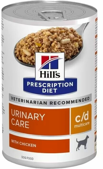 Консервы для собак при профилактике мочекаменной болезни с курицей | Hill's Prescription Diet