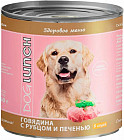 Консервы для собак «Говядина с рубцом и печенью в соусе»