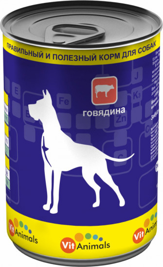 Корм для собак «Говядина»