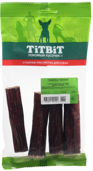 Лакомство для собак «Пищевод говяжий»