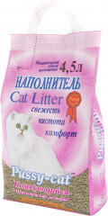 Наполнитель для кошачьего туалета комкующийся