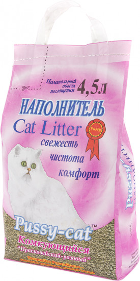 Наполнитель для кошачьего туалета комкующийся