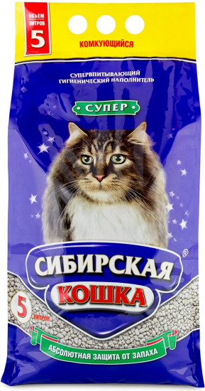 Наполнитель для кошачьего туалета «Супер»