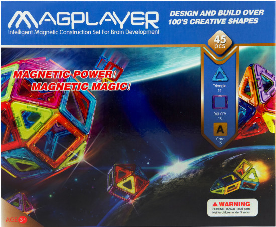 Конструктор магнитный «Magplayer»