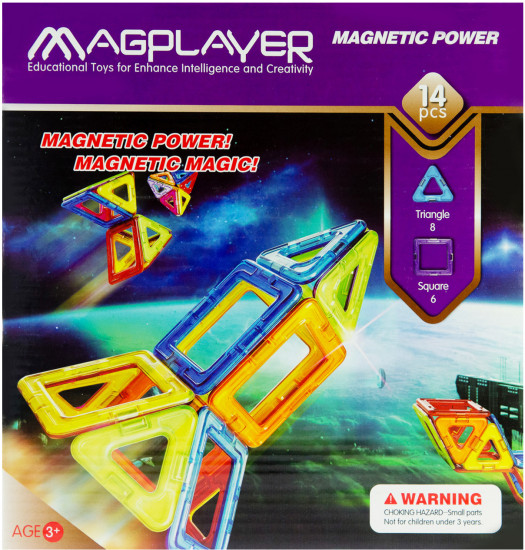 Конструктор магнитный «Magplayer»