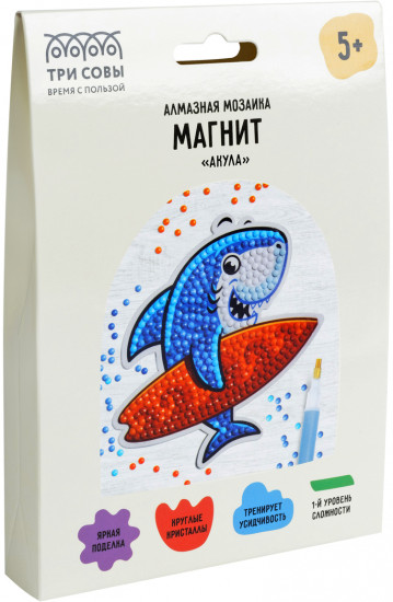 Мозаика алмазная «Акула»