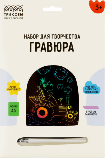 Гравюра с мультицветной основой «Водитель»
