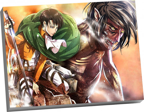 Картина по номерам «Атака титанов. Эрен»