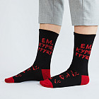 Носки унисекс «Ем, курю, грущу»