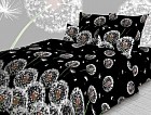 Комплект постельного белья «Белые одуванчики» (арт. 3412/1, 1,5-спальный, бязь, 2 наволочки 70х70)
