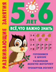 Развивающие занятия. 5-6 лет