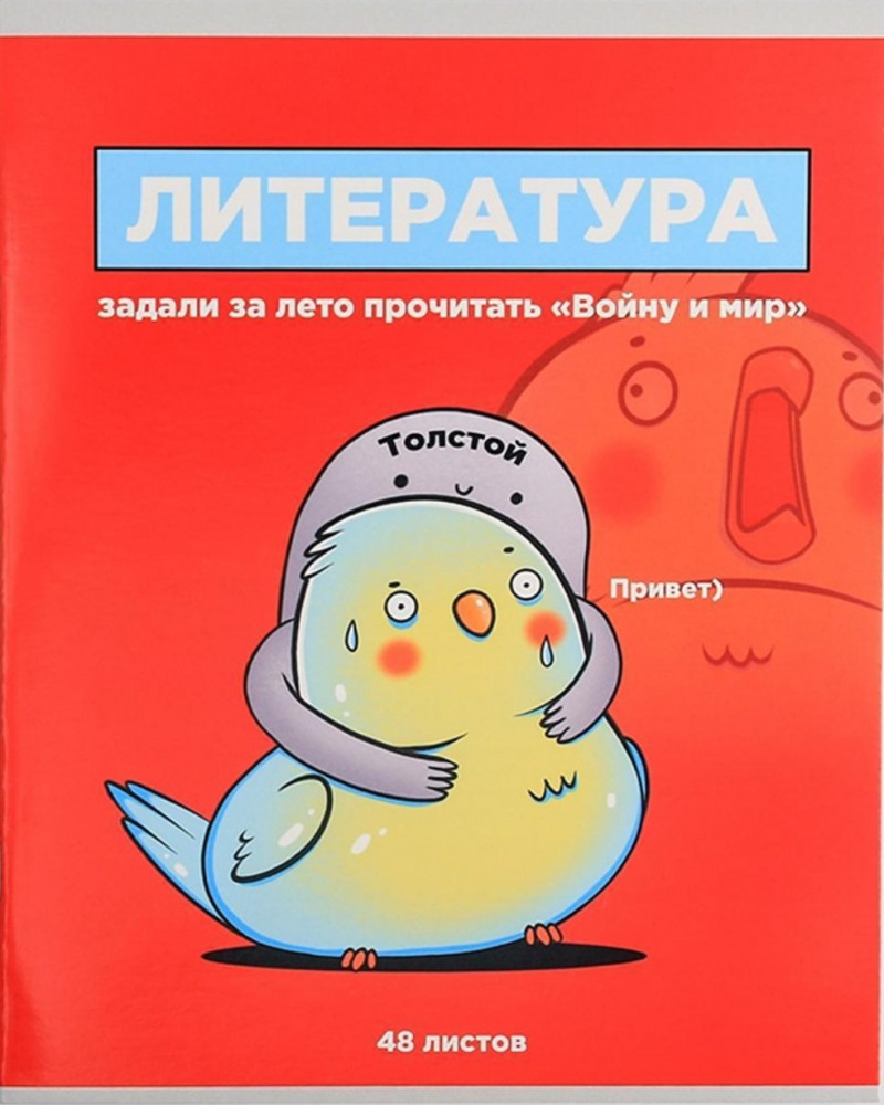 Тетрадь предметная «Литература» | Персонажи | ArtFox