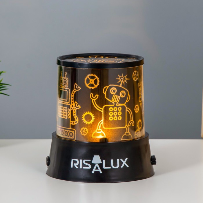 Ночник-проектор «Роботы» | Risalux