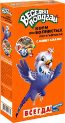 Корм для волнистых попугаев с минералами