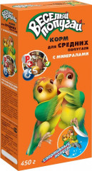 Корм для средних попугаев с минералами