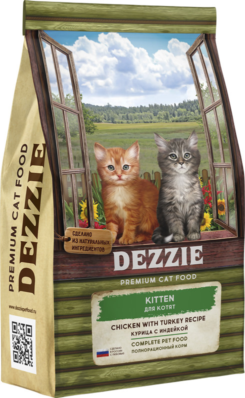 Корм для котят «Курица с индейкой» | Dezzie