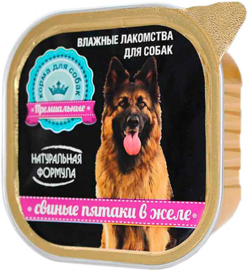 Консервы для собак «Свиные пятаки в желе»