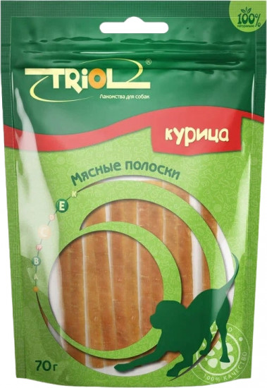 Лакомство для собак «Мясные полоски»