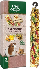 Лакомство для грызунов с фруктами