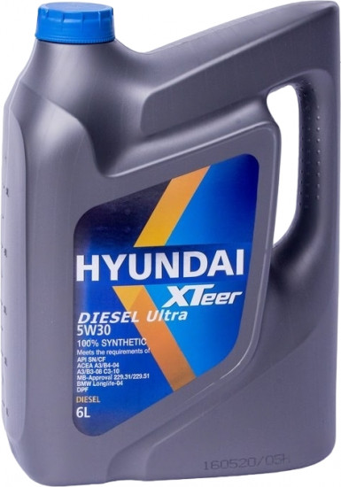 Моторное масло Hyundai XTeer Diesel Ultra 5W30