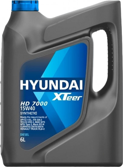 Моторное масло Hyundai XTeer HD 7000 15W40