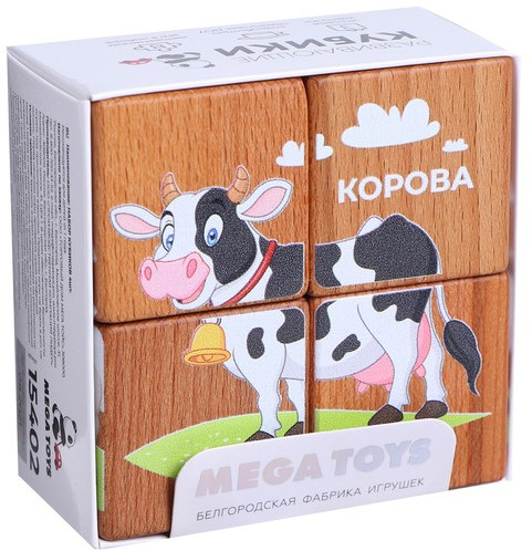 Набор кубиков «Домашние животные»