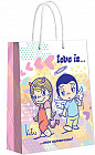 Пакет подарочный «Love is...»