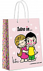 Пакет подарочный «Love is...»