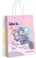 Пакет подарочный «Love is...»