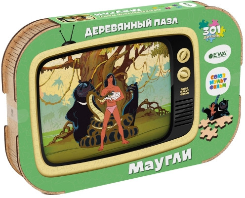 Пазл деревянный 3D «Маугли»
