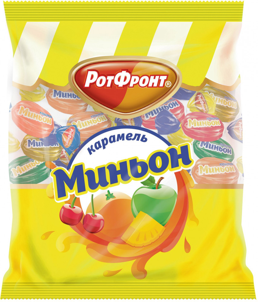 Карамель леденцовая с фруктовыми вкусами «Миньон» | РотФронт