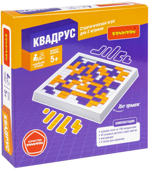 Игра настольная «Квадрус»