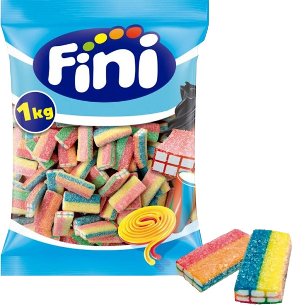 Мармелад жевательный Bricks Pica Rainbow «Блоки разноцветные в сахаре» | Fini