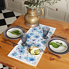 Дорожка на стол «Незабудки»