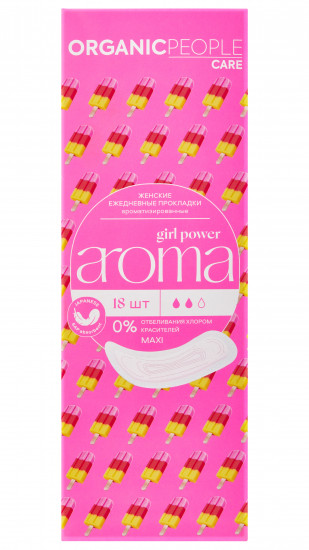 Прокладки женские ароматизированные «Aroma. Maxi»