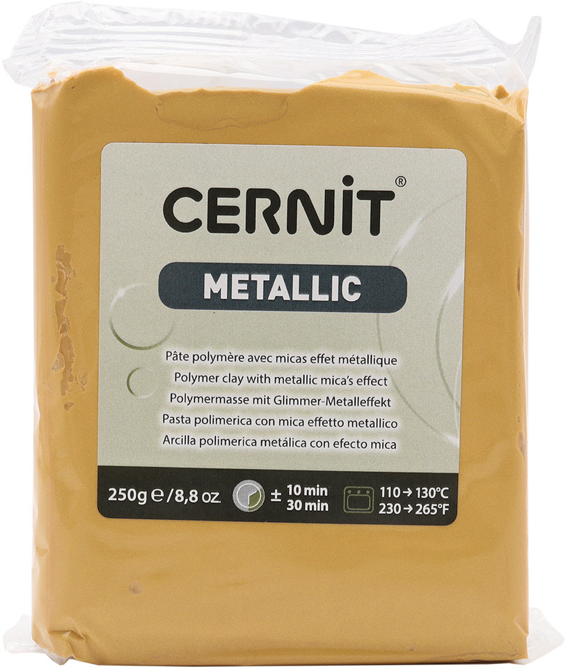 Пластика полимерная, 050 Золото | Metallic | Cernit