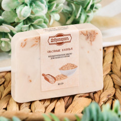 Мыло для бани и сауны «Овсяные хлопья»