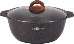 Кастрюля-жаровня с крышкой «Granit Ultra Induction»