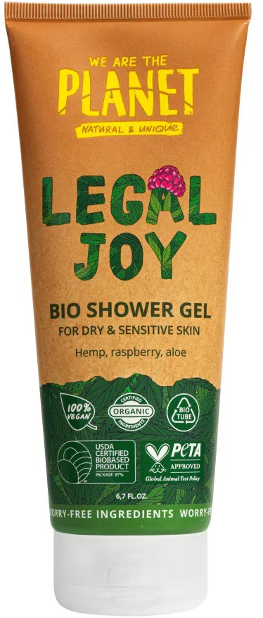 Гель для душа для сухой и чувствительной кожи «Legal Joy» | We are the planet