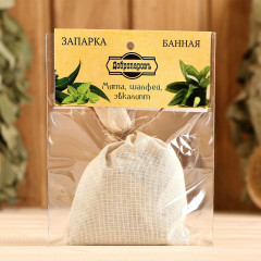 Набор запарок для бани «Мята, шалфей, эвкалипт»